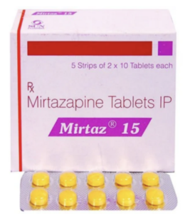 멀타핀정 미르타자핀 Mirtaz 15mg 멀타핀정 미르타자핀 Mirtaz 15mg
